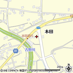 埼玉県深谷市本田3888周辺の地図