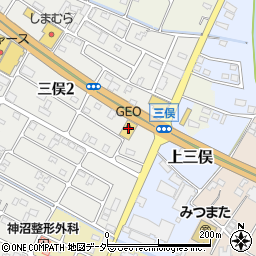 ゲオ加須店周辺の地図