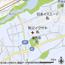 埼玉県秩父郡長瀞町岩田770周辺の地図
