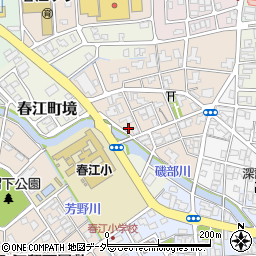 福井県坂井市春江町境元町周辺の地図