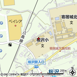 寄居町立桜沢小学校周辺の地図