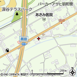 埼玉県深谷市黒田838周辺の地図