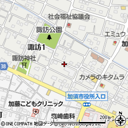 埼玉県加須市諏訪周辺の地図
