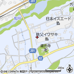 埼玉県秩父郡長瀞町岩田756周辺の地図