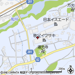 埼玉県秩父郡長瀞町岩田769周辺の地図
