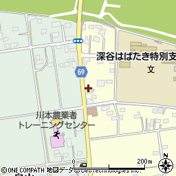 埼玉県深谷市本田31-2周辺の地図