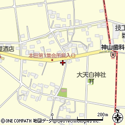 埼玉県深谷市本田3698周辺の地図