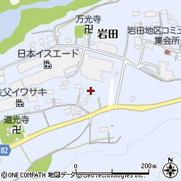 埼玉県秩父郡長瀞町岩田817周辺の地図