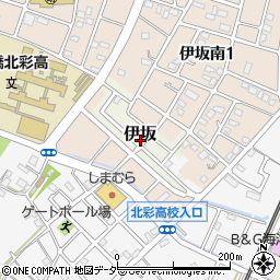 埼玉県久喜市伊坂周辺の地図