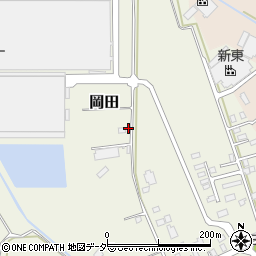 茨城県常総市岡田2136周辺の地図