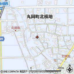 福井県坂井市丸岡町北横地27-4周辺の地図