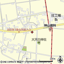 埼玉県深谷市本田3693周辺の地図