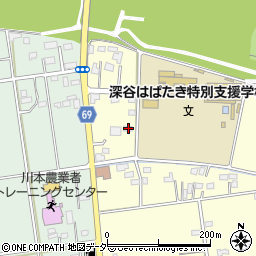 埼玉県深谷市本田29-1周辺の地図