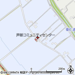 芦ケ谷新田公民館周辺の地図