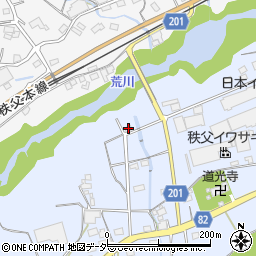 埼玉県秩父郡長瀞町岩田676周辺の地図