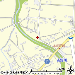 埼玉県深谷市本田2241周辺の地図