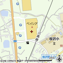 十万石ベイシア寄居北店周辺の地図