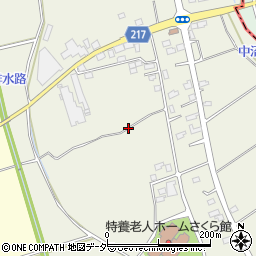 茨城県常総市馬場周辺の地図