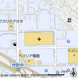 カインズ行田店周辺の地図