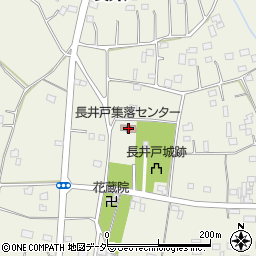 長井戸集落センター周辺の地図