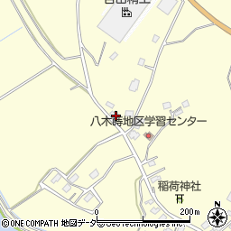 茨城県行方市八木蒔437周辺の地図