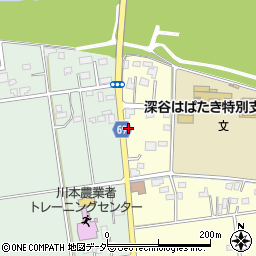 埼玉県深谷市本田25周辺の地図