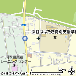 埼玉県深谷市本田26周辺の地図