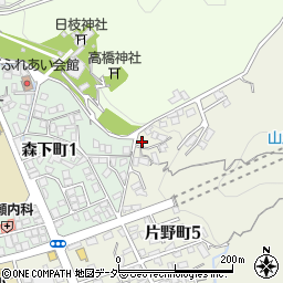 岐阜県高山市片野町5丁目648周辺の地図