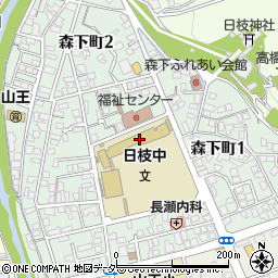 高山市立日枝中学校周辺の地図