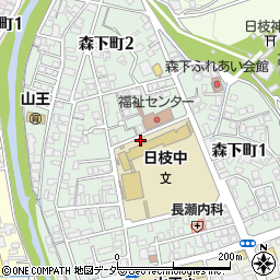 岐阜県高山市森下町周辺の地図