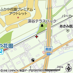 埼玉県深谷市黒田402周辺の地図