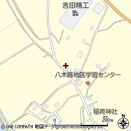 茨城県行方市八木蒔439-4周辺の地図
