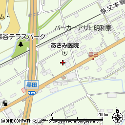 埼玉県深谷市黒田377周辺の地図