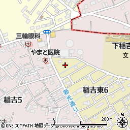 千代田町役場　下稲吉第２水道機場周辺の地図