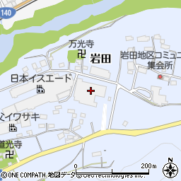 埼玉県秩父郡長瀞町岩田877周辺の地図