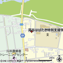 埼玉県深谷市本田28周辺の地図