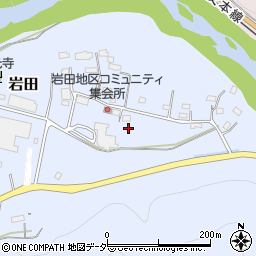 埼玉県秩父郡長瀞町岩田934周辺の地図