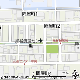 埼玉県熊谷市問屋町周辺の地図