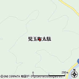 埼玉県本庄市児玉町太駄周辺の地図
