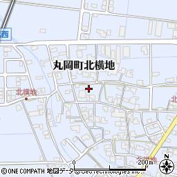 〒910-0374 福井県坂井市丸岡町北横地の地図