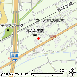 埼玉県深谷市黒田375周辺の地図