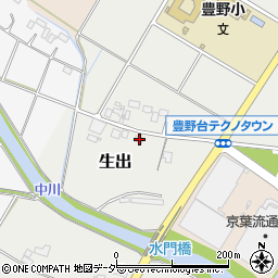 埼玉県加須市生出169周辺の地図