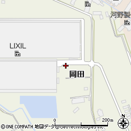 茨城県常総市岡田2139周辺の地図