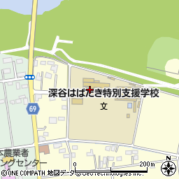 埼玉県深谷市本田50周辺の地図
