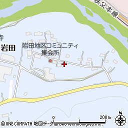 埼玉県秩父郡長瀞町岩田933周辺の地図