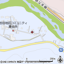 埼玉県秩父郡長瀞町岩田1006周辺の地図