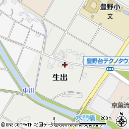埼玉県加須市生出162周辺の地図