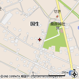 茨城県常総市国生1314-1周辺の地図