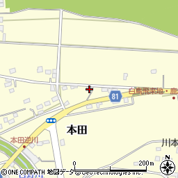 埼玉県深谷市本田2374周辺の地図