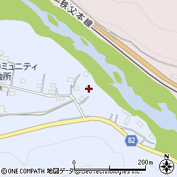 埼玉県秩父郡長瀞町岩田1020周辺の地図